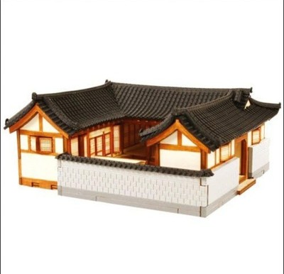 Youngmodeler Bukchon Hanok in Seoul 3D Wooden Model Kit DIY Craft Kit