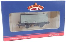 BACHMANN 37-158A BR 8-PLANK 13T OPEN WAGON GREY EX-SHOP STOCK EXCELLENT BOXED OO