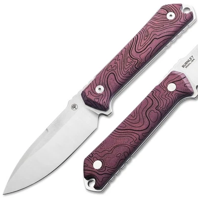 BÖKER Kiboku Richlite Red Topo 42a Messer Full Tang EDC RWL-34 Kydex Rot 120575 - Bild 1 von 4