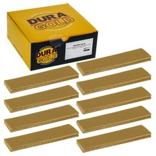 1" x 4" Sandpaper Micro Sheets, 120 Grit - 45 Hook & Loop Sheets - Hand Sanding