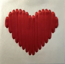 Marcel Schurman- Valentine- Ribbon Heart On Pearlized Paper- 5X5