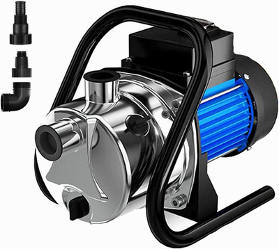 Shallow Well Pump 1.6HP 1500GPH Electric Water Transfer Pump 110V Portable Garde