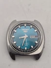 Seiko 5 6119 Automatic Blue Dial Vintage Watch Day Date Running