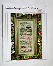 The Victoria Sampler Strawberry Fields Farm Sampler Counted Cross Stitch Pattern