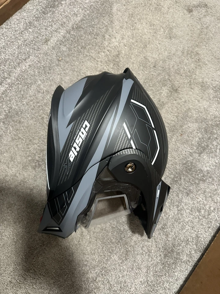 Grey/Black XL CastleX CX950 v2 Fierce Modular Helmet - Image 4 of 4