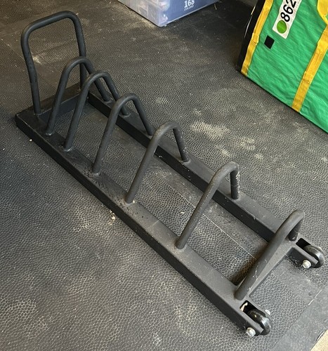 Weight Plate Rack Organizer (Heavy Duty) With Transport Wheels For Home Gyms.