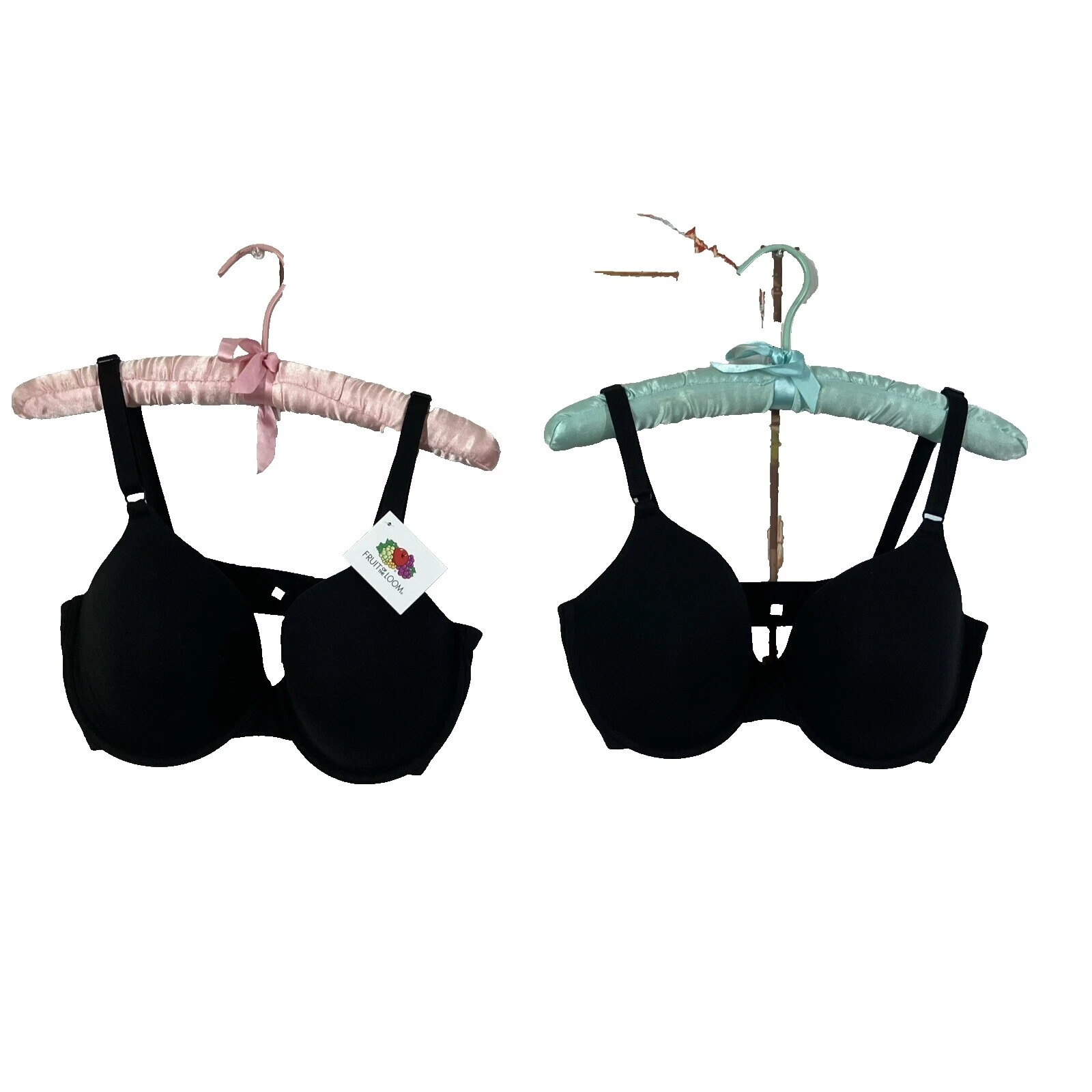 Fruit of the Loom Black Bras & Bra Sets for Women without Vintage