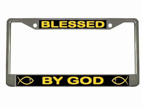 212 Main LPO5407 6 X 12 In. Grateful Thankful Blessed Clouds Chrome License Plate Frame - Foto 12
