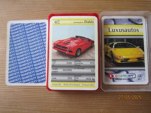 Quartett "Luxusautos" von Berliner Gigatrumpf