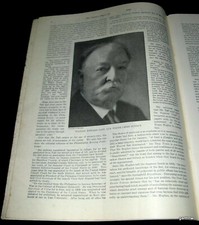WILLIAM HOWARD TAFT 1930 DEATH FEATURE & CHARLES EVANS HUGHES NEW CHIEF JUSTICE