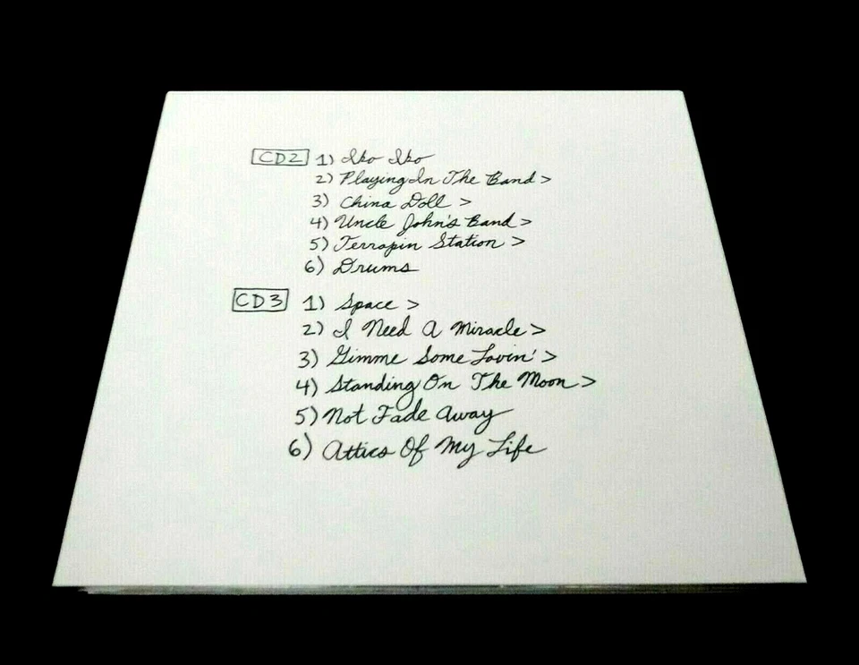 Grateful Dead Spring 1990 Wes Lang Motorcycle Art Nassau New York 3/30/90 3 CD - Image 2 of 4