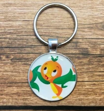 Key chain Backpack Tag Disney Orange Bird Cute Florida Dole Hello Sunshine RTS