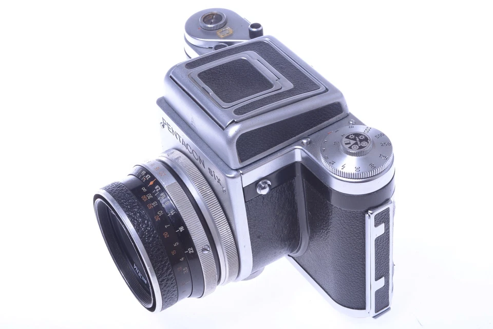 ✅ CÁMARA PENTACON SIX *ESCASA* *REPARACIÓN DE PIEZAS* CON LENTE ZEISS 80MM BIOMETAR 2.8 1Q Foto 2 de 4