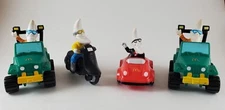 Vintage 1988 McDonald's Mac Tonight Moon Man in Vehicles - Lot of 4