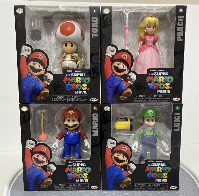 マリオ アバチ アネモネ 9/85 Super Mario Bros. The Movie Cat Mario 5 Figure with Question