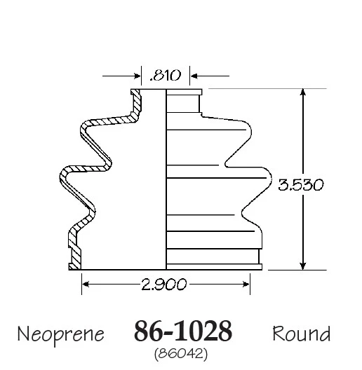 Bota de eje CV interior y exterior para Datsun 310 1979-1982 Foto 3 de 3