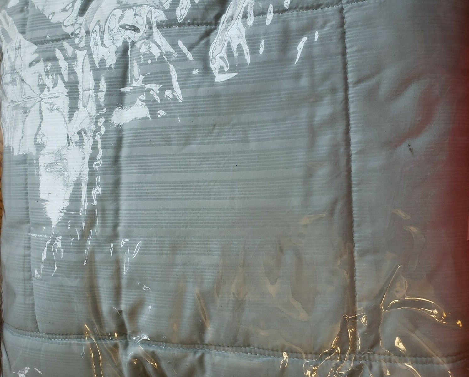 HOME REFLECTIONS STRIPED QUEEN SEA BLUE DOWN BLANKET eBay