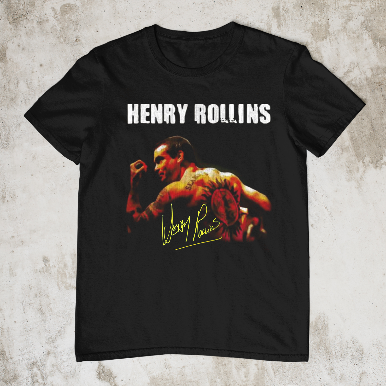 Henry Rollins Rock Black Band Member S-234XL Shirt