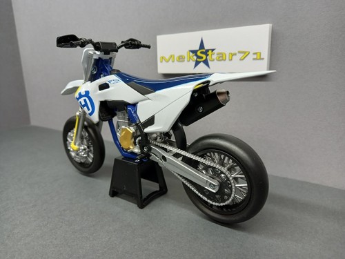 1/12 NewRay Husqvarna FS 450 2019 Supermoto Motard - Foto 6 di 11