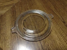 Pyrex 680-C-31 Clear SMALL Round Tab Handle Casserole Replacement LID ONLY