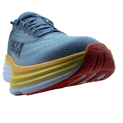 HOKA  ONE ONE BONDI 8 MEN SZ9(D) RUNNING SHOES 1123202 GBMS WORN ONCE.L5
