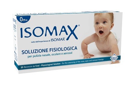 MISTER BABY ISOMAX SOLUZIONE FISIOLOGICA PER LA PULIZIA NASALE, OCULARE E PER AE