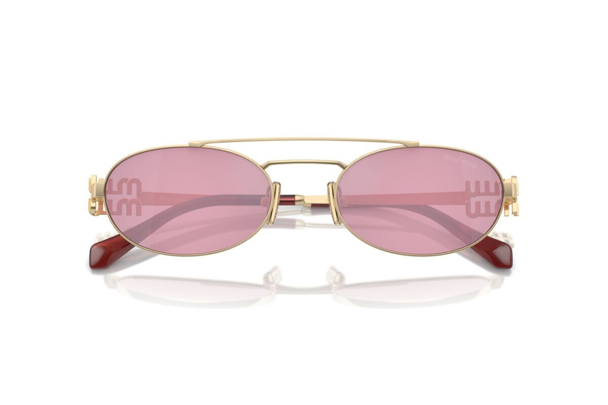 MiuMiu◆サングラス ロゴ アンティーク ゴールド MU54ZS MiuMiu◇サングラス ロゴ アンティーク ゴールド MU54ZS Miu Miu