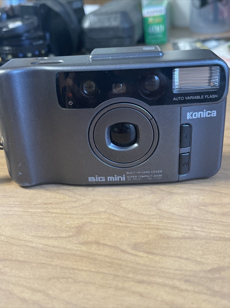 VTG Konica Big Mini BM-510Z 35mm AF Point & Shoot Film Zoom Camera