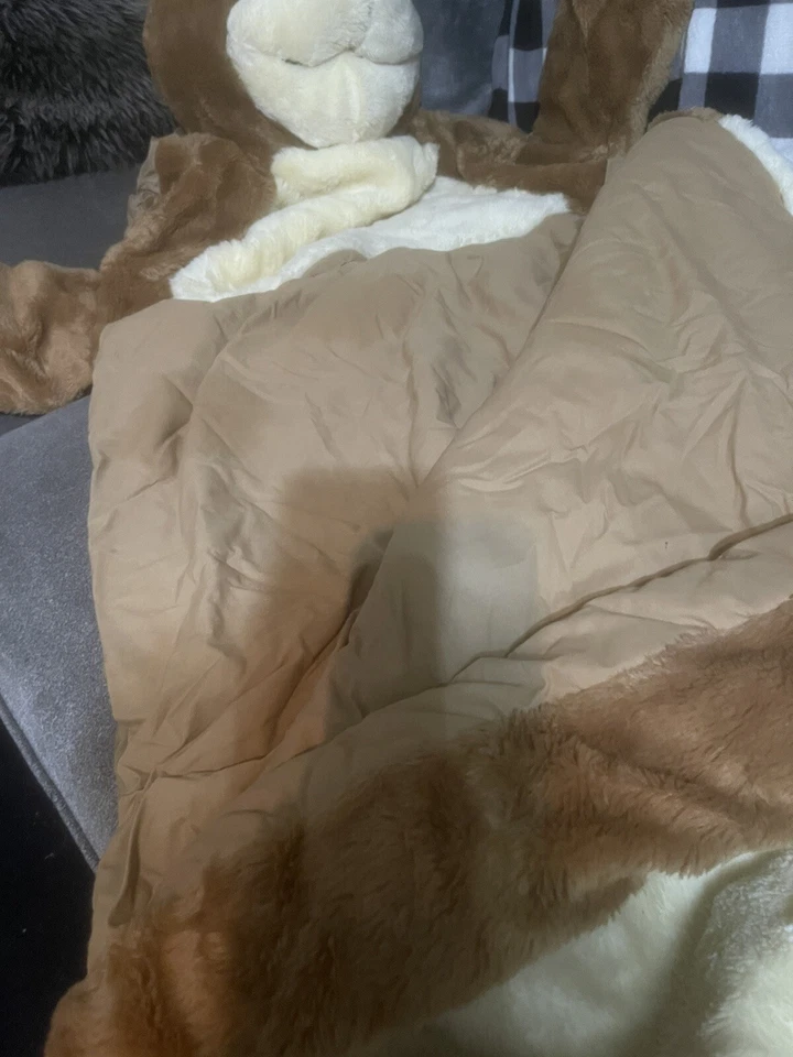 罕见 TOMY Hugster 儿童尺寸泰迪熊睡袋 Robert DeMars 1986 年创作 — 第 4/4 张图片