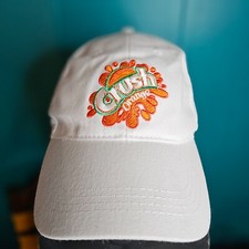Vintage Orange Crush White Baseball Cap Hat
