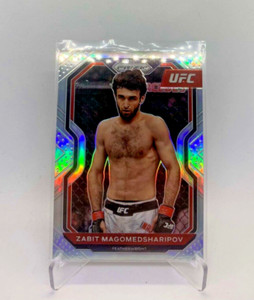 UFC 2021 "ZABIT MAGOMEDSHARIPOV" #93 Silver Prizm Holo Panini