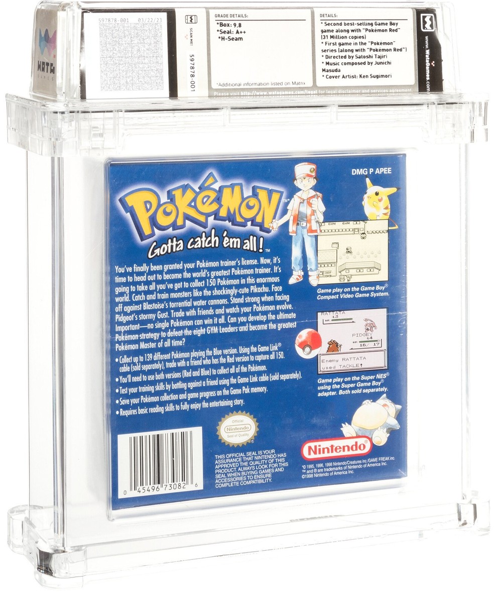 ゲームボーイ - ゲームボーイ Pokemon BLUE VERSION 北米版 Nintendo Pokemon Blue Version (Game Boy, 1998) for sale online | eBay