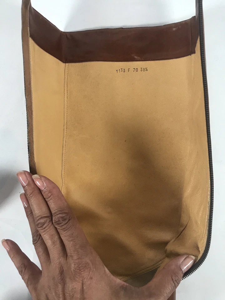 Botas Delman Vintage Para Mujer 100% Cuero Caramelo Talla US 8 EUR 38.5 Foto 4 de 4