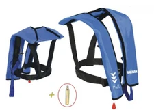 HANHAN Automatic Inflatable Life Jacket Vest Basic blue color 150N CE certifatio