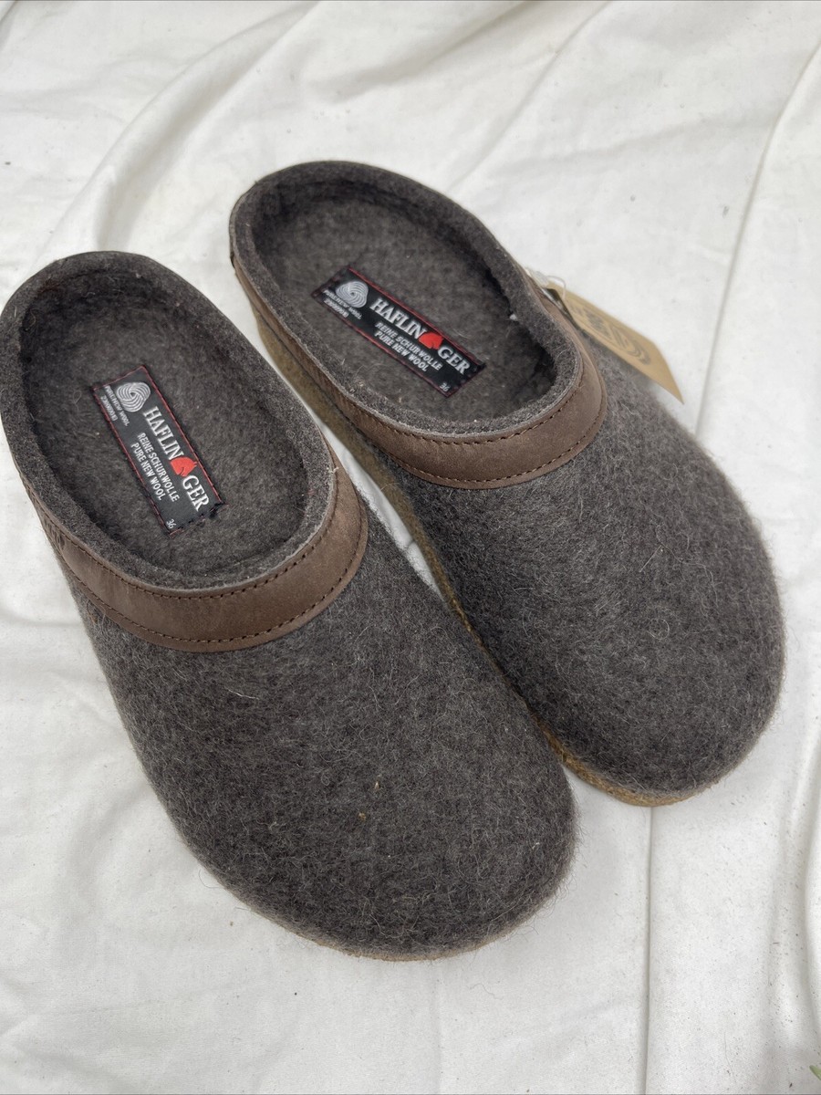 Clog Slippers Haflinger Grizzly Clog Closed Back HAFLINGER Clog