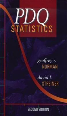 Pdq Statistics by Norman, Geoffrey R.,Streiner, David L., Good Book