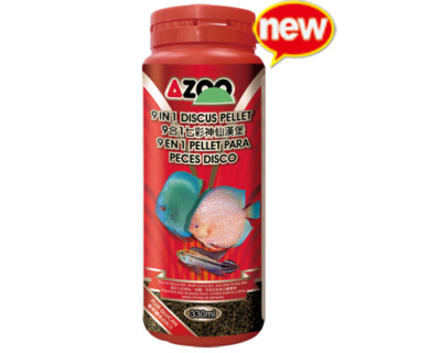 AZOO 9 IN 1 DISCUS PELLET 330 ML (140 GM)