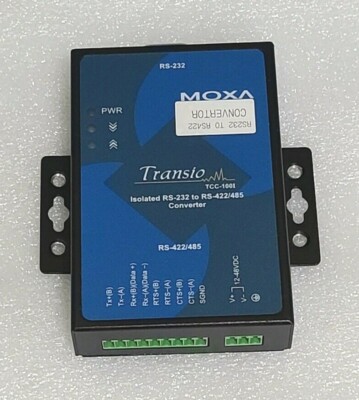 MOXA converter TCC-100l RS-232 to RS-422