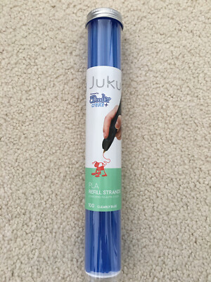 Juku 3Doodler Create+ Blue PLA Refill Strands 100 Count Tube ~Brand New