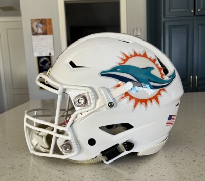 Helmet Miami American Football Team MIAMI DOLPHINS TEAM ISSUED