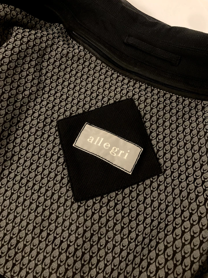 Cool Mens Allegri Navy Blue Jacket Coat Trench Coat Large Made in Italy - Image 3 of 4