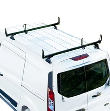 Heavy duty 2 bar black GFY ladder roof rack Fits: Ford Transit Connect 2014-on