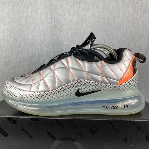 Nike Air MX-720-818 Zapatos con Caja Para Hombre Talla 10 Metálico Plateado Tenis Gris - Imagen 6 de 16