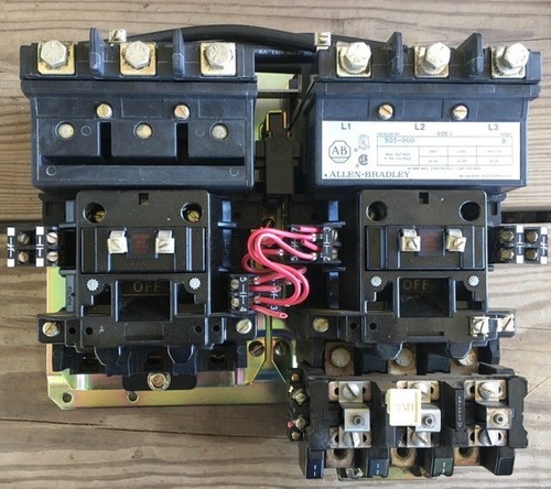 Allen Bradley 505-DOD Size 3 50HP FWD/REV Starter Contactor *GREAT ...