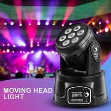 105W RGBW Moving Head Lights 7 LEDBeam Wash Stage Lighting DJ Disco Party Show