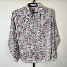 Hilfiger Red Label Denim Dress Shirt Size Large Men  s