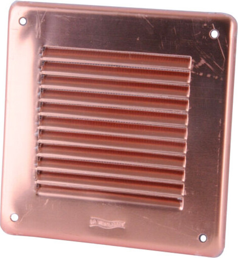 Griglia Aerazione Rame 228x228 La Ventilazione LAR2323RA-Y con Rete