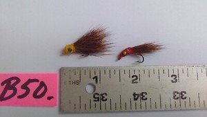 B50-Vntg. Weighted Casting Fly Fishing Lures by Lester H. Harrison Lawnside N.J.