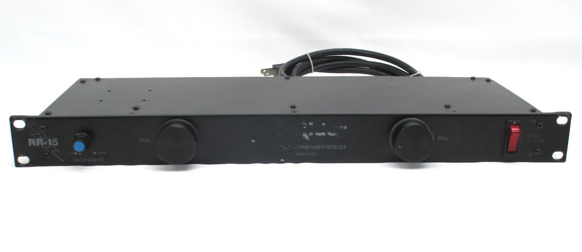 Rack Rider RR-15 Power Conditioner & Light Module 1800W 15A Rack Rider RR-15 Power Conditioner & Light Module 1800W 15A