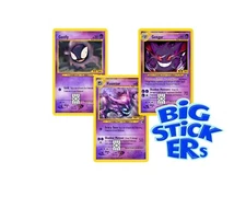 Pokemonster Gastly, Haunter, Gengar Vinyl Credit Card Skin Cover Sticker Decal